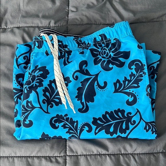 Lands' End Other - Lands’ End Blue Print Swim Trunks Size XL